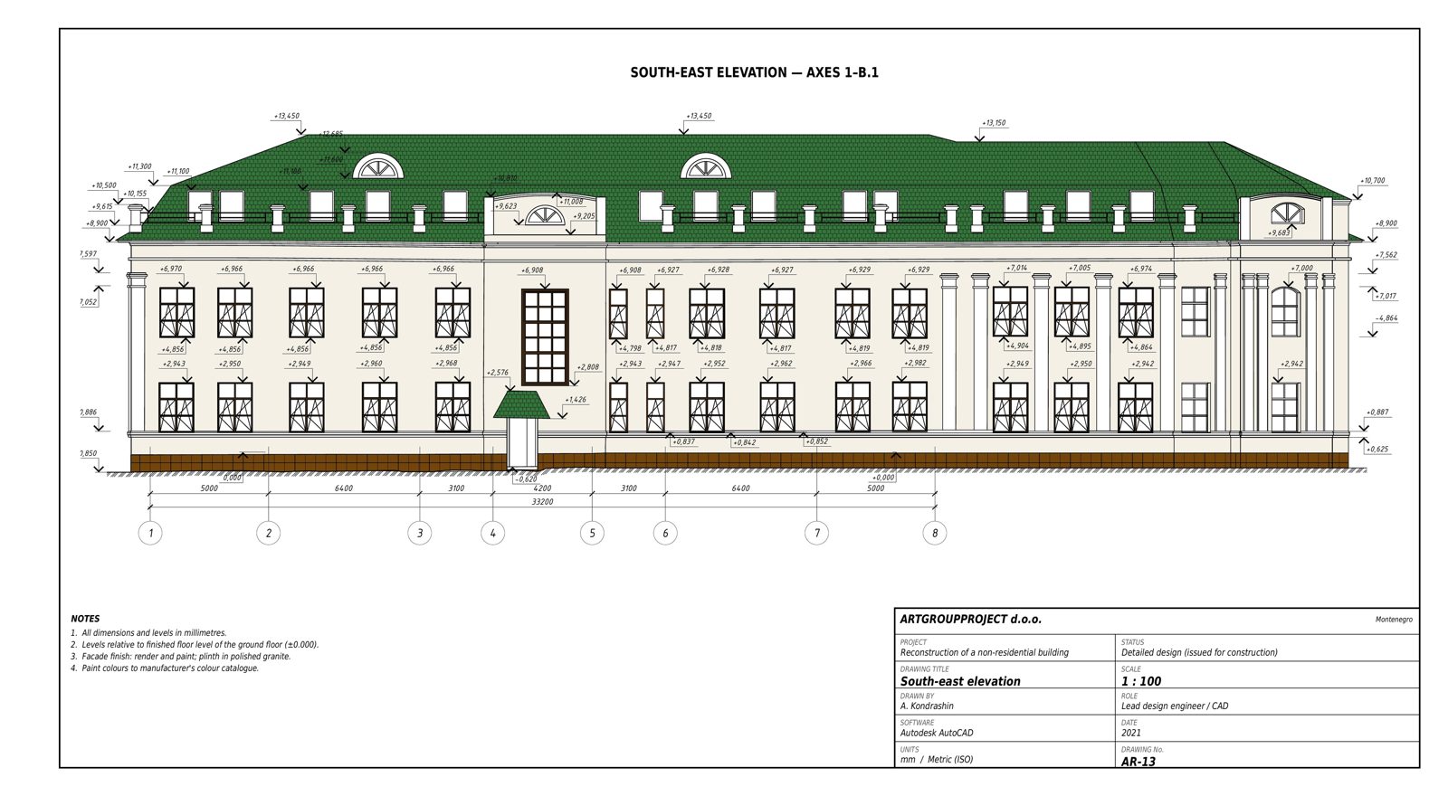 Rear elevation