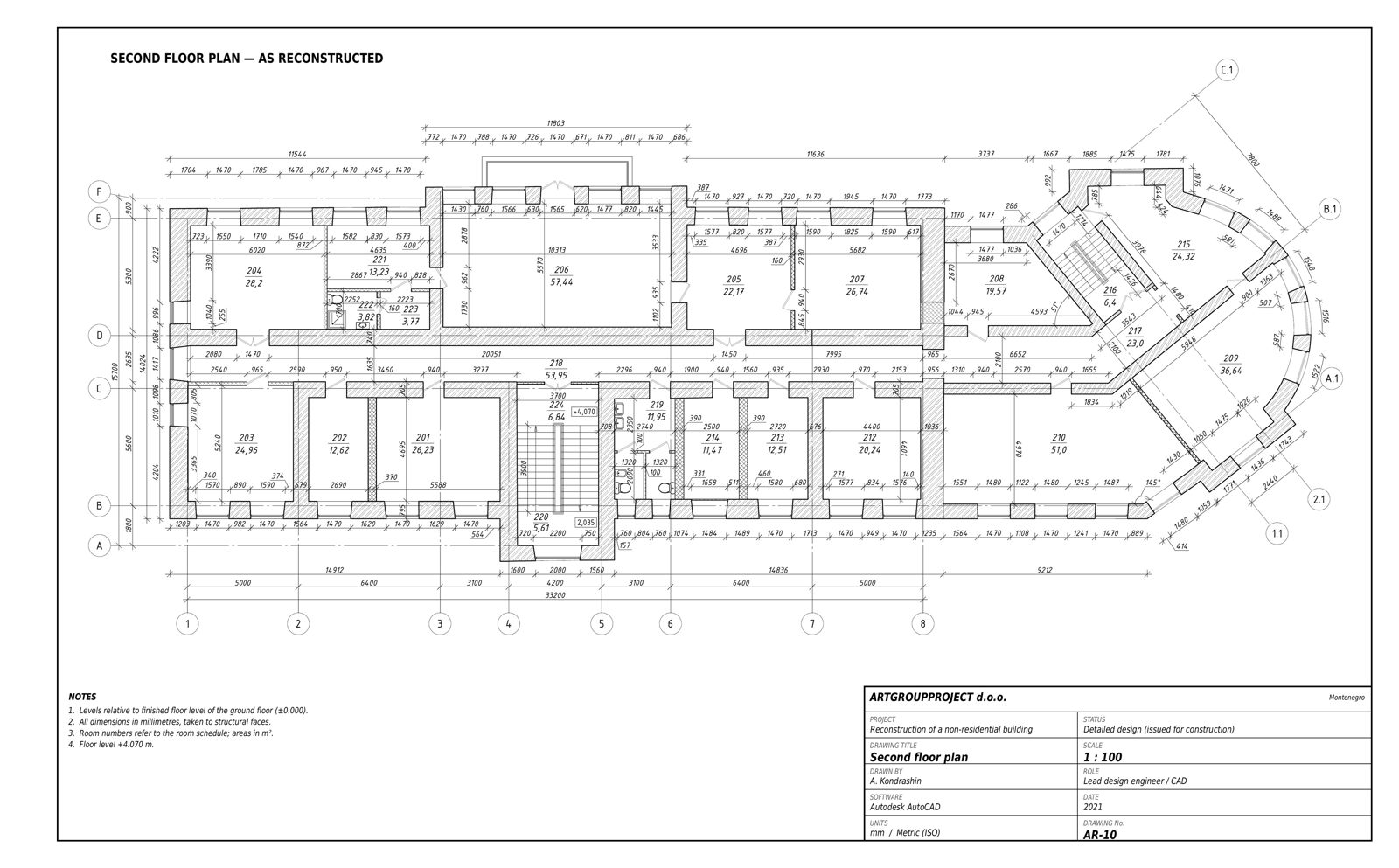 Second floor plan